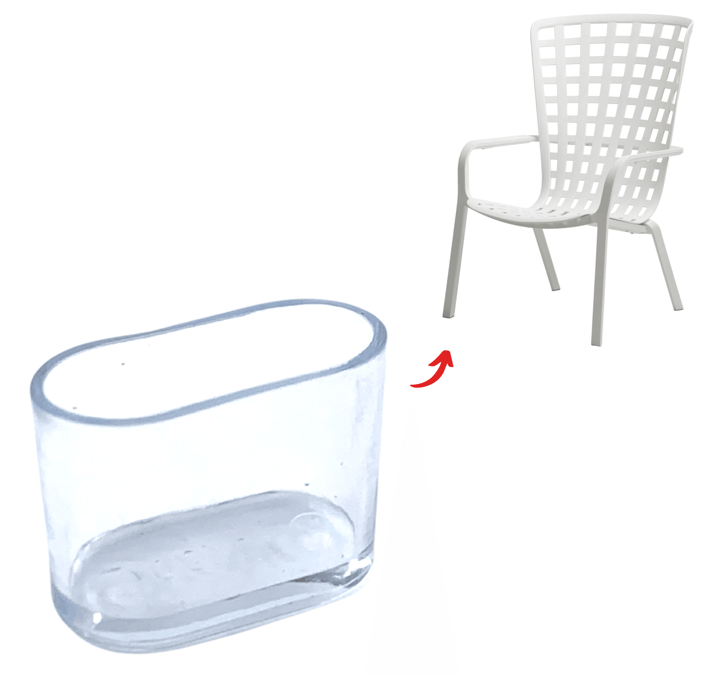 Oval Hybrid Silicone Protection Chair Tips Chair Tips Australia