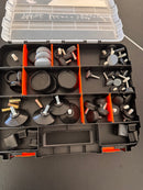 Large Sample SMART Tray | Chairs tips + Tables Feet ideal for onsellers and maintenance businesses