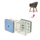 Gecko Square  Furniture Glides | Any Floor +glides on  Carpet and rugs