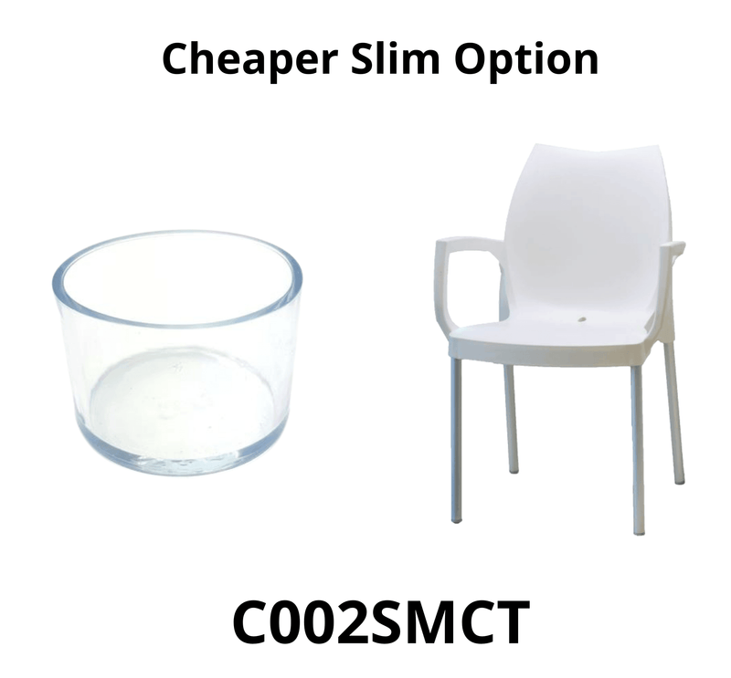 25mm Round External Silicone Chair Protector - C002SMCT - Chair & Table Tips