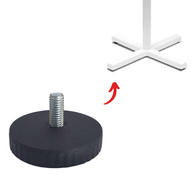 8mm Large Base Table Tip - TS04CT - Chair & Table Tips