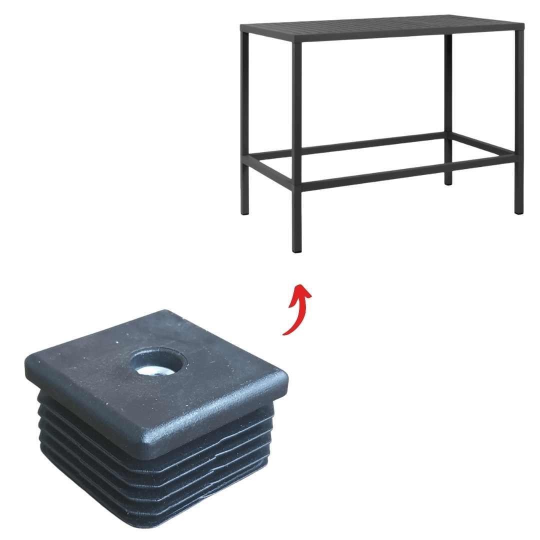 M8 Square Internal Adaptor With Thread - Designed For Tubing | Chai...