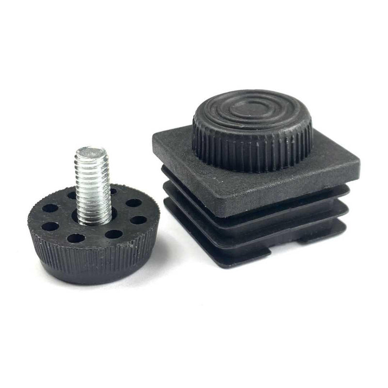 M8 Square Threaded Internal Adaptor + TS02CT - Chair & Table Tips