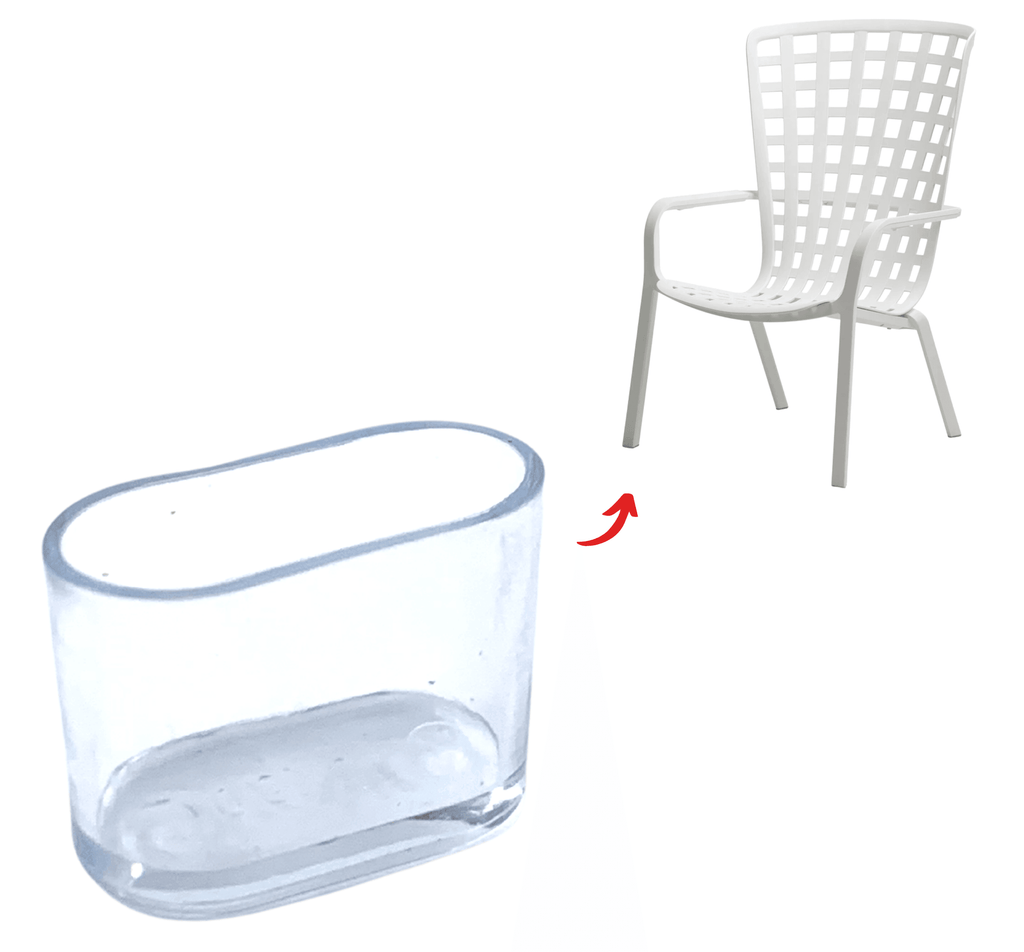 Oval Hybrid Silicone Protection Chair Tips Chair Tips Australia