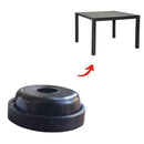 Rubber Screw In Black Chair Tip 28mm - TG13RUB - Chair & Table Tips