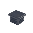 Square Black Flat Internal Chair Tip - Chair & Table Tips